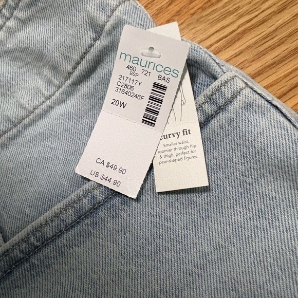 NWT Maurices Shorts size 20 - Picture 4 of 6